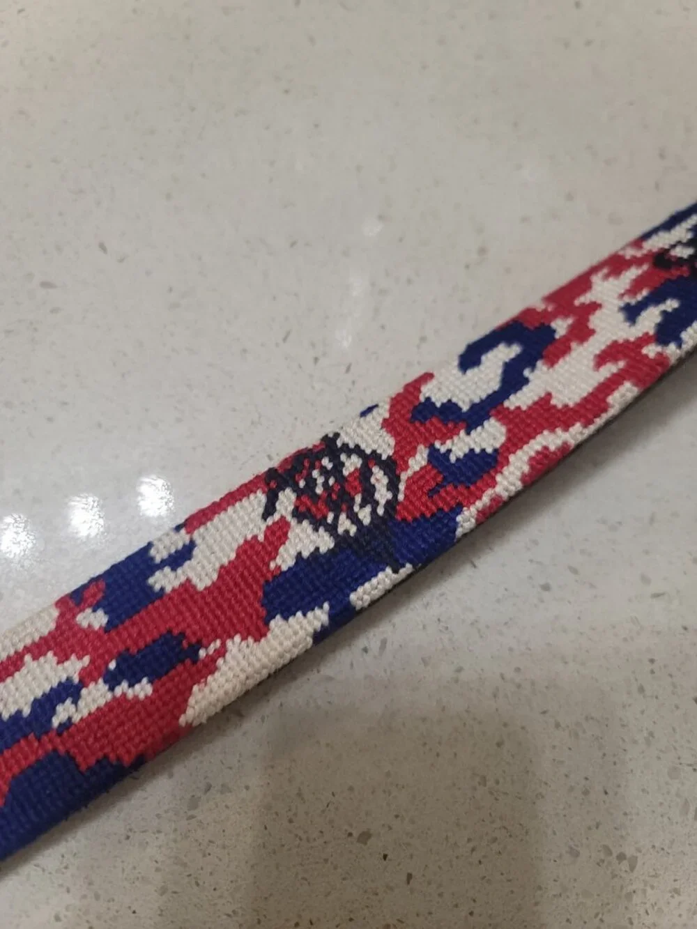 Needle Golf belt “1898 Golf Club” Size 34 Multicolor
